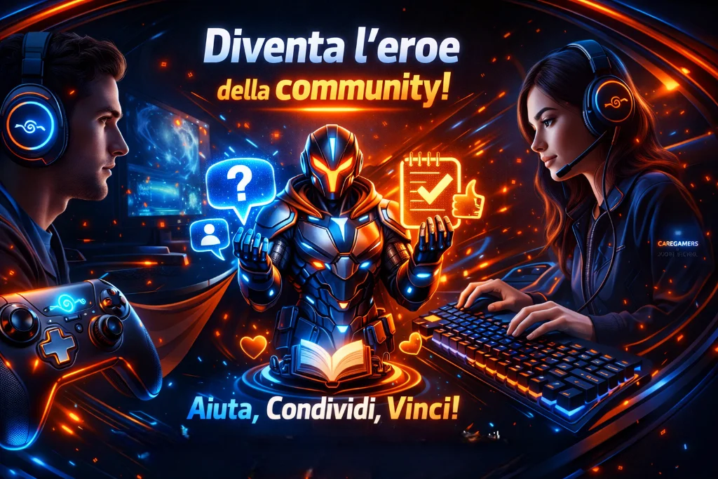 Diventa l'eroe della community Caregamers